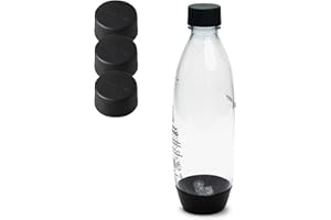 mixcover Coperchio compatibile con bottiglie di plastica SodaStream, set da 3 pezzi