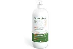 BABYLENA Babyléna BioLiniment Oléo-Calcaire bébé, – 100% d’Origine naturelle 1 L - Certifié Bio Sans parfum– Liniment Fabriqué en France