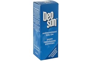 PHILPHARMA GMBH Deosan roll-on 50 ml Anti-perspirant hyperhidrosis for Men and Women Against Strong Sweating on armpits, Hands and feet