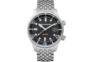 Spinnaker Bradner Orologio da uomo 42 mm automatico a 3 lancette con cinturino in vera pelle o acciaio inossidabile SP-5062