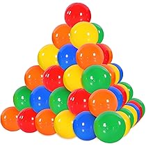 Lot De 50 Balles De Loterie Colorées En Plastique - Pour -pong - Bingo - Jouet Pour Jeux De Fête - Accessoires De Jeu De Bingo - 4 Cm