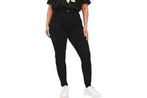 Zizzi Flash Skinny Jeans Damen Große Größen - High Waist - Super Slim Fit - Bequeme Hose aus Baumwollmischung mit Stretch-Anteil - Plus Size Größe 42-60
