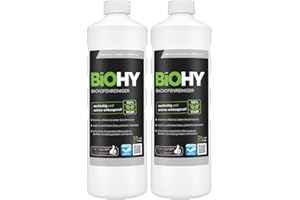 BiOHY Nettoyant pour Four à Haute Concentration (2 x 1l Bouteille) | dégraissant pour Un Nettoyage Rapide et Facile du Four - sans frotter (Backofenreiniger)