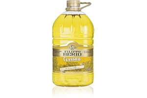 FILIPPO BERIO Pure Olive Oil, Cooking Oil & Salad Dressing, Bulk Tin Can, 5Ltr