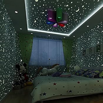 Star Fluorescent Wallpaper Boy Child Luminous Wallpaper Children S