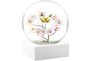 CoolSnowGlobes Schmetterling auf einem Zweig Schneekugel