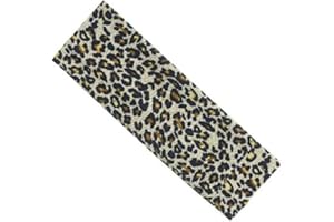 Topkids Accessories Yoga-Stirnband, Kopfband, Kylie, Haarband, Haarband, Haarband, Haarband, Haarband, dehnbar, elastisch, für Damen, Herren und Jungen, Mädchen (7 cm, brauner Leopardenmuster)