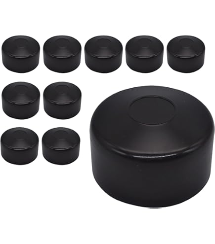 Lot De 11 Capuchons Pour Poteaux De Clôture Ronds – Fer Galvanisé, Diamètres 40 à 168 Mm, Protection Anti-rouille
