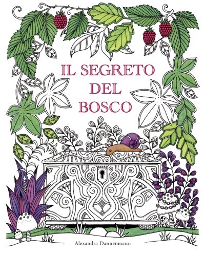 Il segreto del bosco: Cerca i gioielli nascosti. Un libro da colorare per adulti.