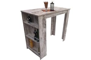 ‎MÖBEL SD Möbel SD Bartisch Stehtisch Canyon White Pine