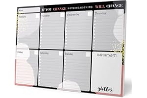 Erik terminarz tygodniowy Glitter Dreams - A4 bez stałej daty