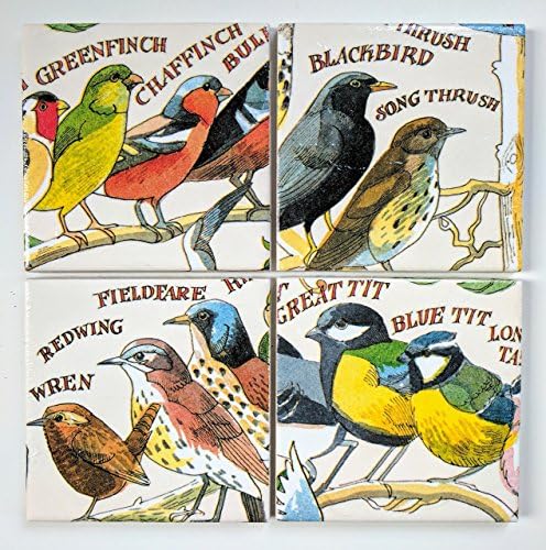 Ceramic Coasters in Emma Bridgewater Garden Birds