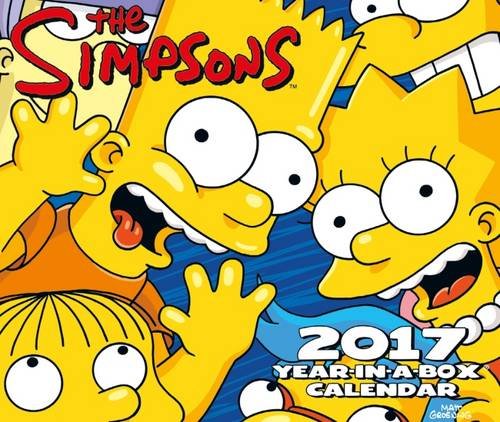 Preisvergleich Produktbild The Simpsons Official 2017 Desk Block Calendar (Box)