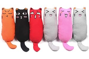 Maxin 6 Pezzi interattivi Indoor Catnip Giochi per la masticazione e il morso del gatto