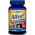 Alive! Men's Energy Soft Jell Multivitamins | 60 Chewable Gummies | Complete Multi-Vitamins Specially Formulated for Men | Get More Out of Life