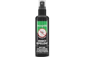 incognito Mückenschutz Spray 50 ml | Maximale Wirkung, natürlich, ohne DEET | Schützt wirksam vor Moskitos und anderen stechenden Insekten | Mücken Spray, geeignet für Männer, Frauen und Kinder