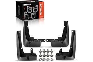 A-Premium Set of 4PCS Mud Flaps Splash Guards Mudguards Mudflaps Compatible with BMW X3, 2018 2019 2020 2021 2022 2023, Sport Utility, M-Sport only, Without Running Board, Front LH RH and Rear LH RH