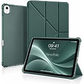 NewPole iPad Air 11 İn&ccedil; M4/M3/M2 / 10.9 İn&ccedil; 5. / 4. Nesil i&ccedil;in Kılıf Kalem Tutuculu, Otomatik Uyku/Uynama Modlu &Ouml;zel &Ccedil;izim, Y