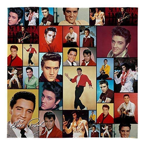 Large Warm Sofa Fleece Throw Elvis Presley Montage Colour Soft Bed Blanket Chair