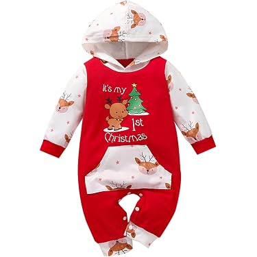 Combinaison Bébé Nouveau-né Hiver 2025 - Manches Longues, Imprimé Cartoon, Avec Chapeau - Taille 98cm - Pour Garçon Et Fille