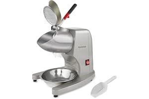 KOFOHON Elektrischer Eisrasierer Maschine,Eisbrecher Eiszerkleinerer,Elektrisch Ice Crusher Machine,Ice Shaver Schnee Maschine Für Haushalt&Handel. (Medium)