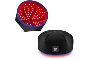 ehozirta Cuffia per terapia della crescita dei capelli a luce rossa per la ricrescita dei capelli, cappello per terapia della luce rossa Ledoche, berretto per fototerapia a doppia lunghezza d'onda,