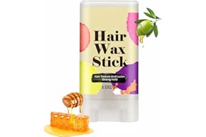 SURORAIN Hair Wax Stick, Haarwachs Stick Styling-Pomade langanhaltender Styling-Wachsstift zur Kontrolle des Haarfinishs, Styling-Haar-Pomadestift für Kantenkontrolle, für Perücken, Haarsträhnen, Frizz