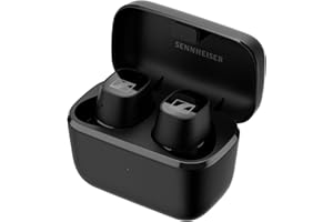 Sennheiser Auriculares CX Plus True Wireless intraaurales, Bluetooth con cancelación activa de ruido, controles táctiles personalizables, IPX4 y batería de 24 horas de duración, negro