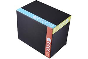 JISADER Sprungbox, Sprungbox, Plyo-Box 3 in 1 Sprungübungsgerät für Ausfallschritte, Konditionstraining, Krafttraining, Heim-Fitnessstudio