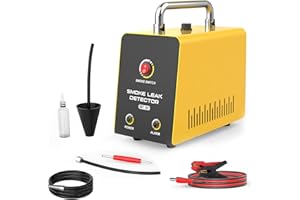 QPKING Localizador de Detector de Fugas de Humo SDT101 EVAP Detectores de Fugas de Combustible Máquina de Humo Probador de Fugas de Tubos de automóviles para 12V Todos los vehículos