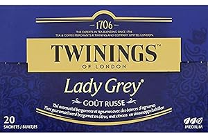 Twinings Lady Grey 50 g, 25 saszetek, 1 opakowanie (1 x 50 g) [żywność i napoje]