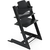 Stokke Tripp Trapp Baby Set 2 - Chaise Haute Évolutive 6-36 Mois - Gris Foncé 2024