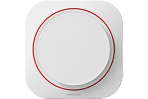 VENTEUROPE-100mm Ventilateur Extracteur d'Air avec clapet anti-retour 80 m3/h 14W moteur électrique avec roulement à billes avec protection thermique contre la surchauffe Plastique ABS Garantie 5 ans