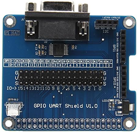 WINOGNEER Serial Port Expansion Board RS232 for Raspberry Pi 3 Model B / 2 B / B+ GPIO UART Shield With IR receive