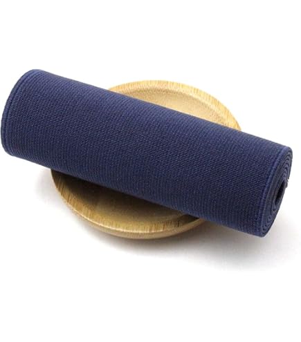 Élastique Couture Double Face 5cm X 5 Yards - Bleu Marine Haute Élasticité Pour Perruques, Ceintures Et Pantalons