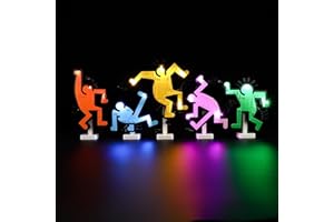 LIGHTAILING Juego de Luces para Lego-31216 Keith-Haring: Figuras Danzantes - Kit de iluminación LED Compatible con el Modelo de Bloques de construcción Lego - Modelo No Incluido