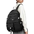 HYC00 Lightweight School Backpack Womens, Unisex School Bag for Teenager Girls Boys,14 Inch Laptop Rucksack for Women Schoolbag Travel Backpack Casual Daypacks for College Travel Work Bookbag