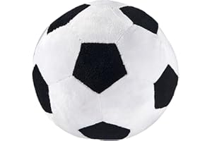 Moonlove Plush Football Pillow Ball Shaped Soft Stuffed Sports Throw Pillow Durable Soccer Home Office Bed Cushion Bedroom Decoration Football Gift for Teens Adults