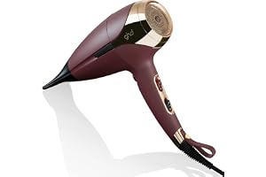 ghd helios hårfön, professionell hårfön, plommonlila