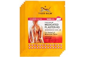 HELLOYOUNG 2 Pflaster Tigerbalsam Kräuterpflaster medizinische Pflaster Muskel-Rücken-Gelenkpflaster Gesundheitssalben (Warm)