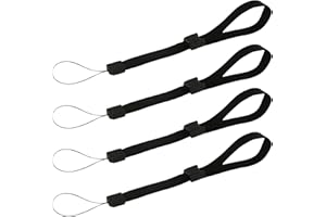 ZedLabz adjustable wrist strap for handheld games consoles, cameras & mobiles – 4 pack black