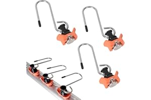 DAWRIS 4 ganci per guida aerea, accessori per binari aerei, accessori da appendere, guida aerea per furgoni e camper