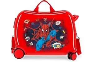 Marvel Spiderman Pop Valise Enfant Rouge 50x38x20 cms Rigide ABS Serrure à combinaison 38L 2,1kgs 4 roues Bagage à main