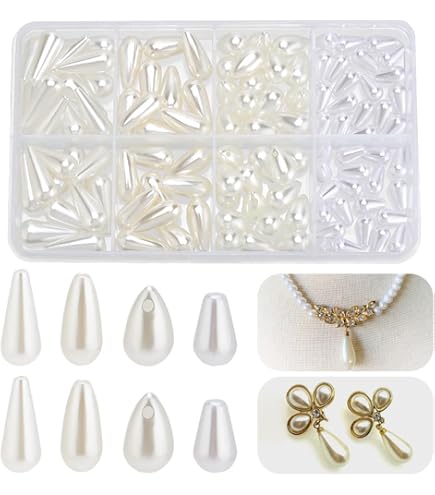 Perlin Gekweekte parels, imitatieparels, 8 mm, kralmoer, ABS-waxparels, rond, 200 stuks, kunstparels voor bruiloft, feest, decoratie, sieraden (8 mm, 200 stuks