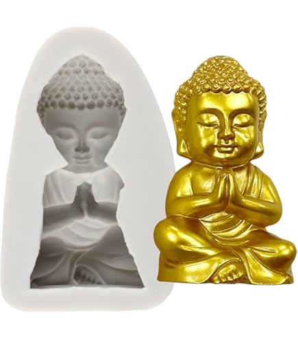 Moule à Bougie Bouddha Maitreya : Moule En Silicone Pour