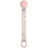 Suavinex, Fabric Pacifier Holder for Babies, Ribbon with Double-Sided Design, Baby Pacifier Chain, Clip with Clip, for Pacifi