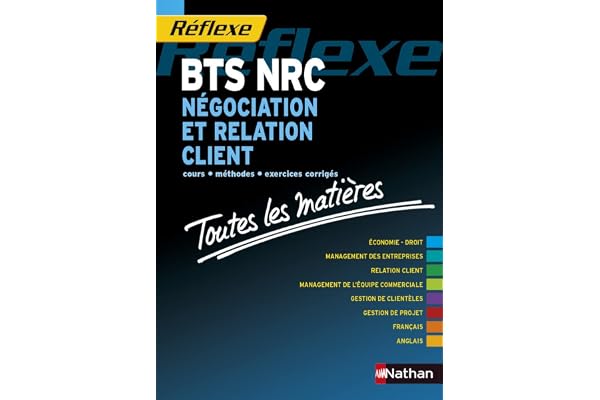 Toutes les matières - Négociation et relation client BTS NRC