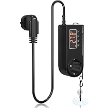 Thermostat Numérique 220V Pour Terrarium - Régulation Chauffage/refroidissement - Pour Reptiles, Aquariums, Serres