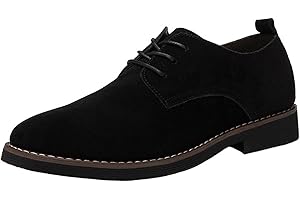 DADAWEN Homme Chaussures de Ville en suédé