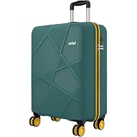 Safari Pentagon Neo 8 Wheels 55Cm Cabin Trolley Bag Hard Case Polypropylene, 360 Degree Wheeling Carry on Luggage, Suitcase f
